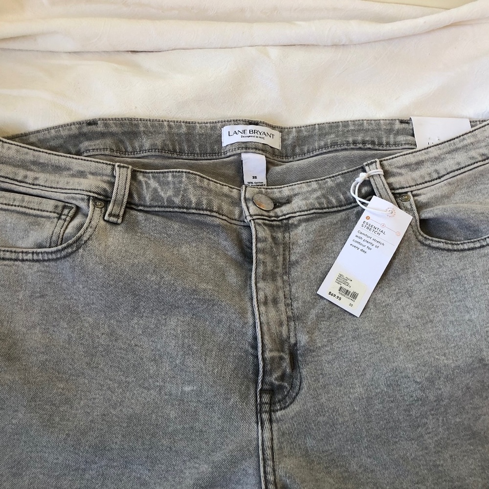 Lane Bryant Gray Blue Jeans Size 22